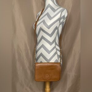 Tory Burch Caramel Leather Crossbody